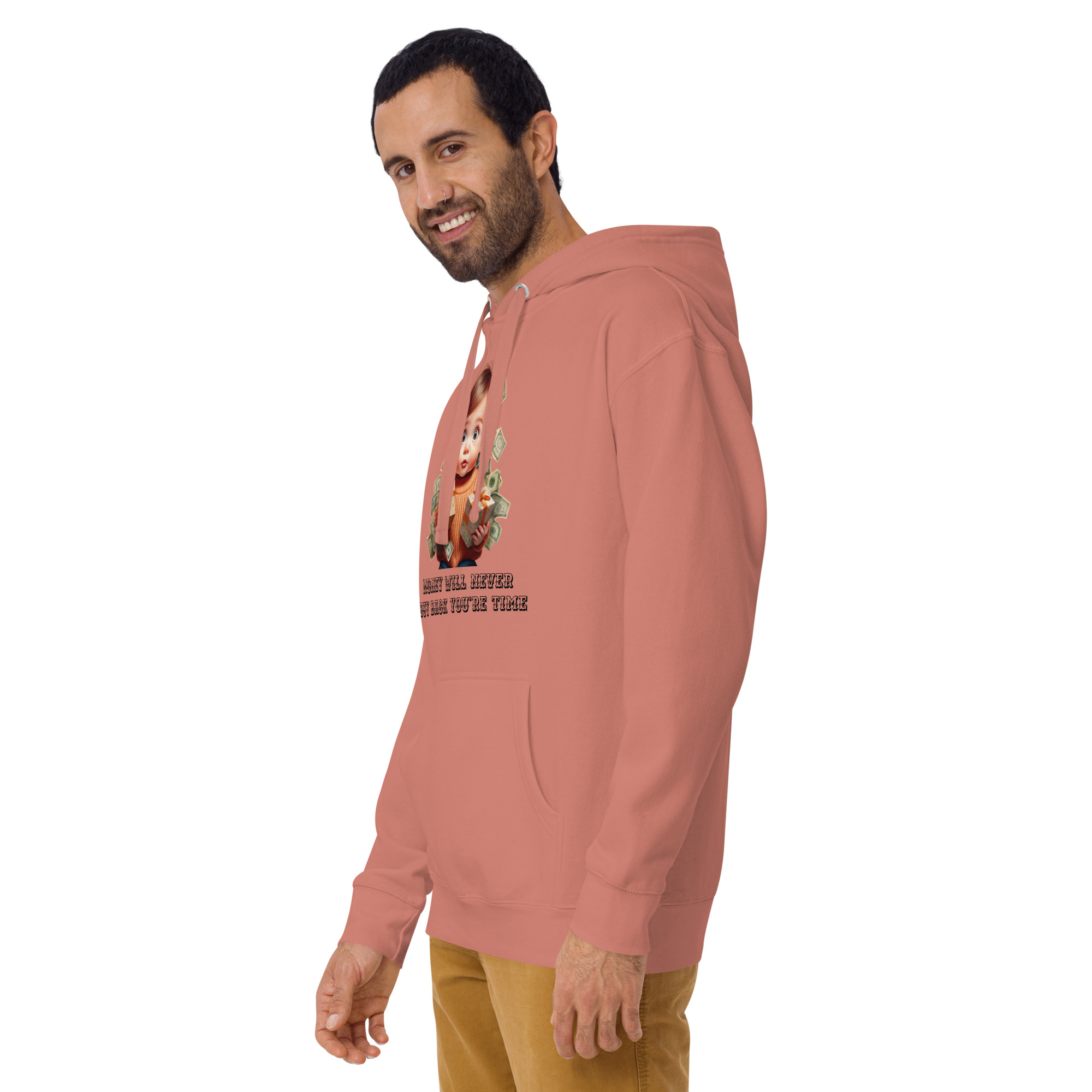 unisex-premium-hoodie-dusty-rose-left-front-67e24e13e440e.jpg Money can't buy... - Bilde 3