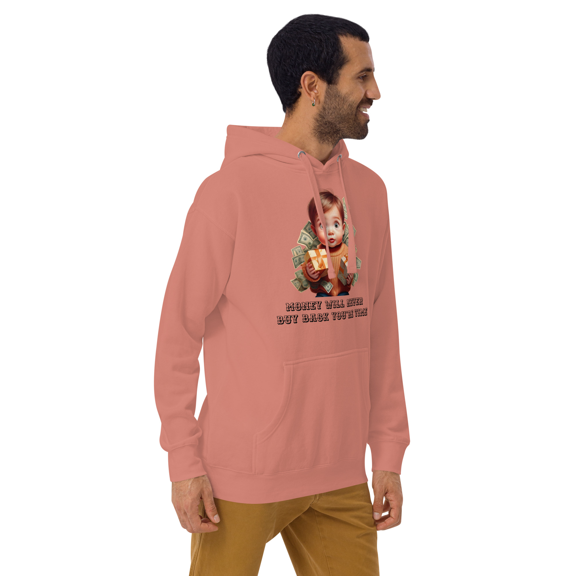 unisex-premium-hoodie-dusty-rose-right-front-67e24e13e558b.jpg Money can't buy... - Bilde 4