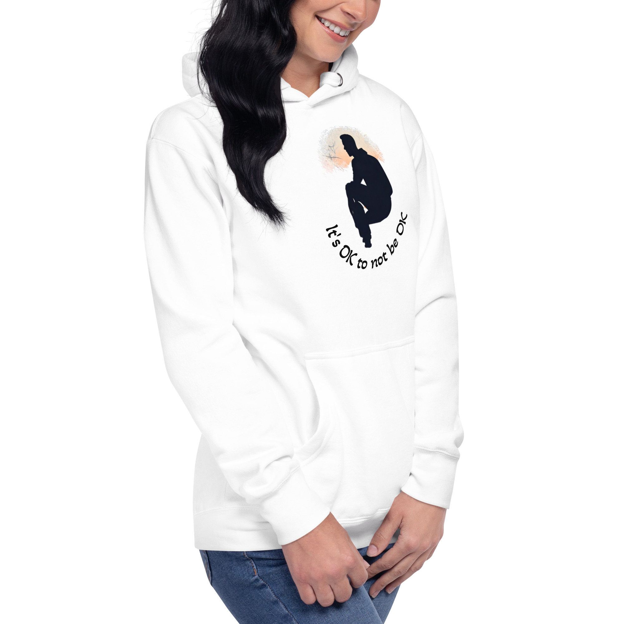 unisex-premium-hoodie-white-right-front-67daf24889e72.jpg It's OK... - Bilde 12